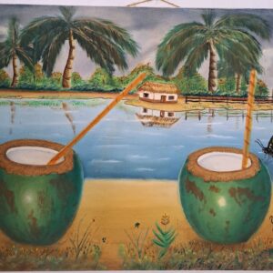 Cuadro decorativo paisaje lago
