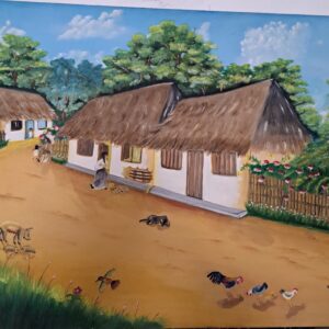 Cuadro decorativo casas